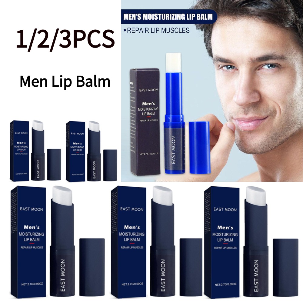 Lip Balm - 1/2/3 Stück Lippenbalsam für Männer, feuchtigkeitsspendend,