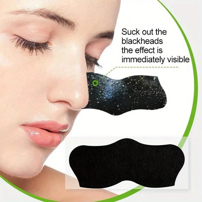 Face Mask Skincare - Nasen-Mitesser-Entferner-Maske, 50 Stück, Tiefenreinigung, Porenverengung, Akne-Linderung,