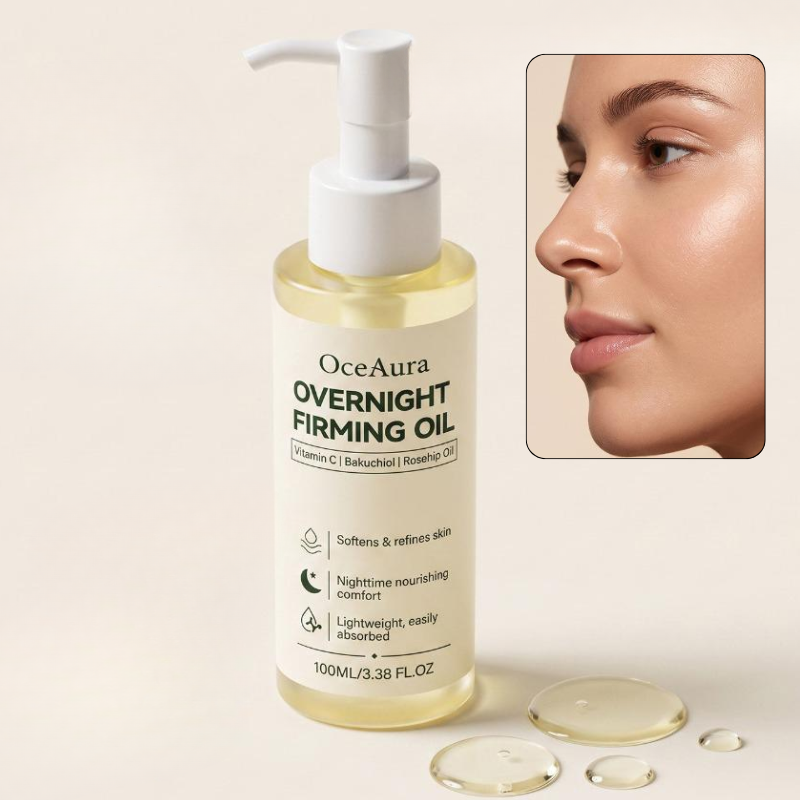 Face Oil Rosehip - 100ml Straffendes Nacht-Gesichtsöl Leicht Einziehendes Nährendes
