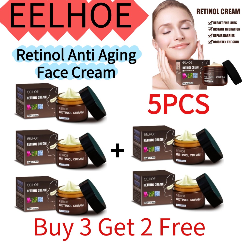 Retinol Cream - EELHOE 1/2/3/5 Stück (Kaufen Sie 3,