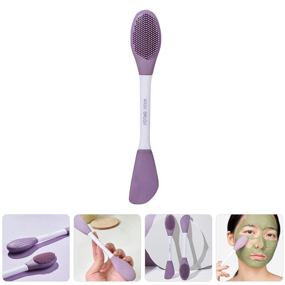 Cleanser Face - Silikon-Maskenpinsel, doppelseitiges Gesichtspflegegerät, Reinigungsbürste, wiederverwendbar für