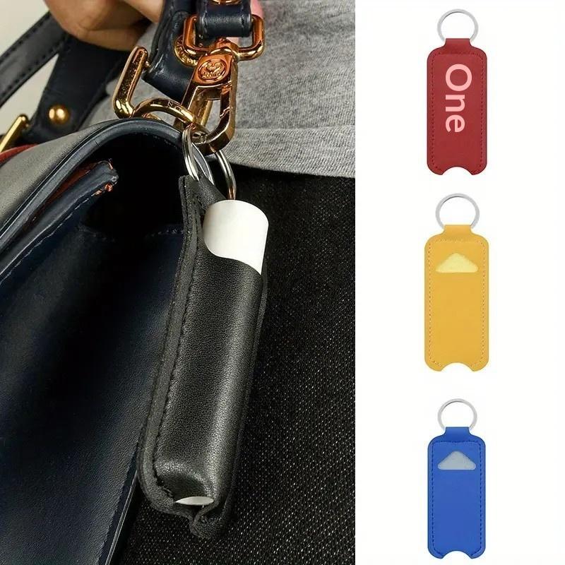 Lip Balm - Lippenbalsam-Schlüsselanhänger mit Tasche, leichtes Design für