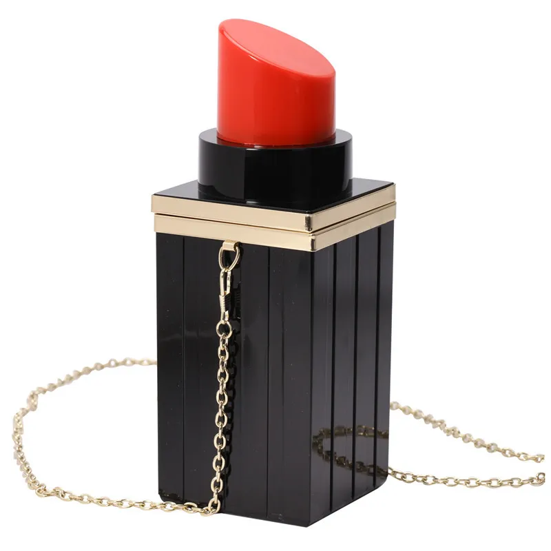 Lip Balm - Frauen tasche Lippenstift Form Eimer Mode