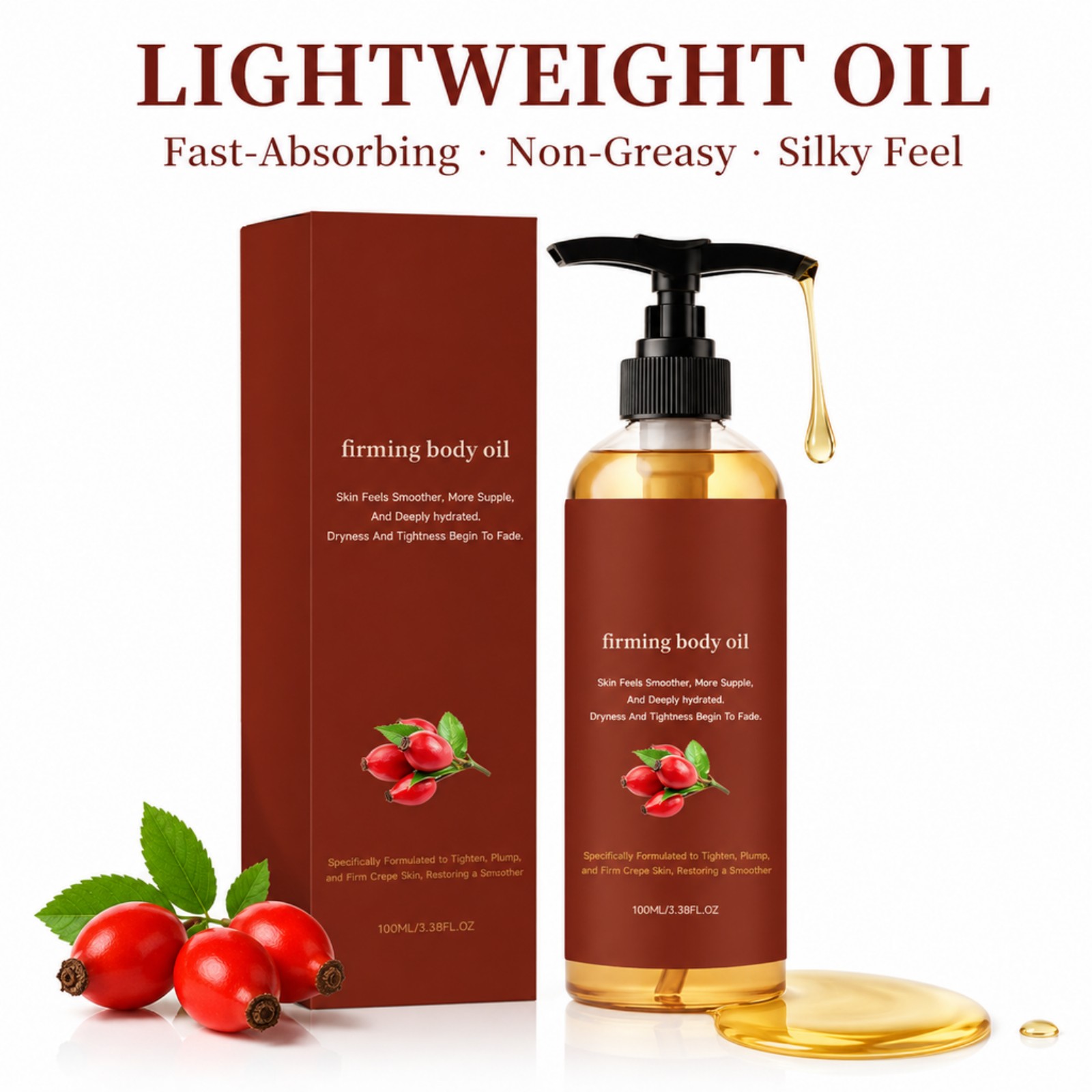 Straffendes Körperöl mit Hageb – Face Oil Rosehip Bewertung und Preis