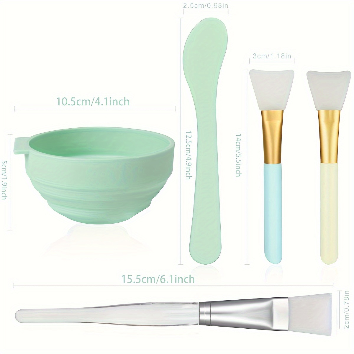 5-teiliges Silikon-Gesichtsmas – Face Mask Skincare Bewertung und Preis