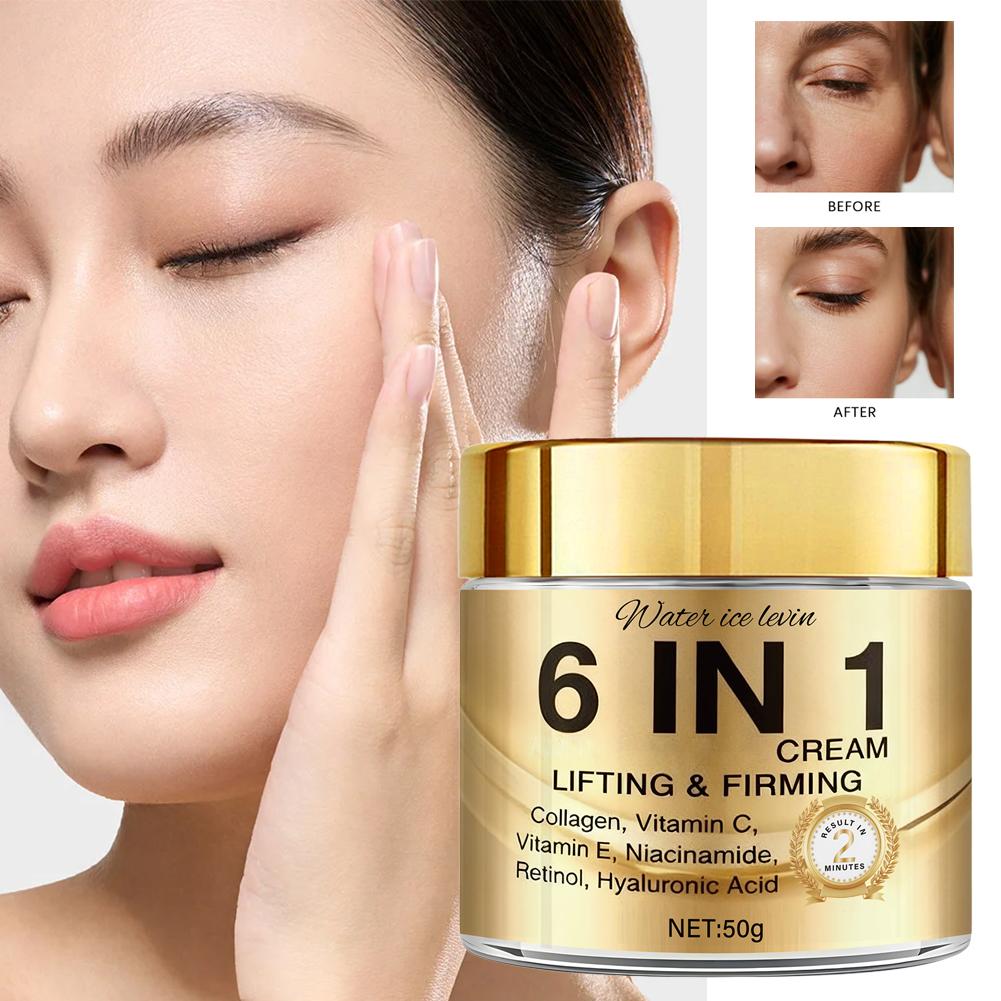 6 IN 1 Kollagen-Gesichtscreme, – Vitamin C Serum Bewertung und Preis
