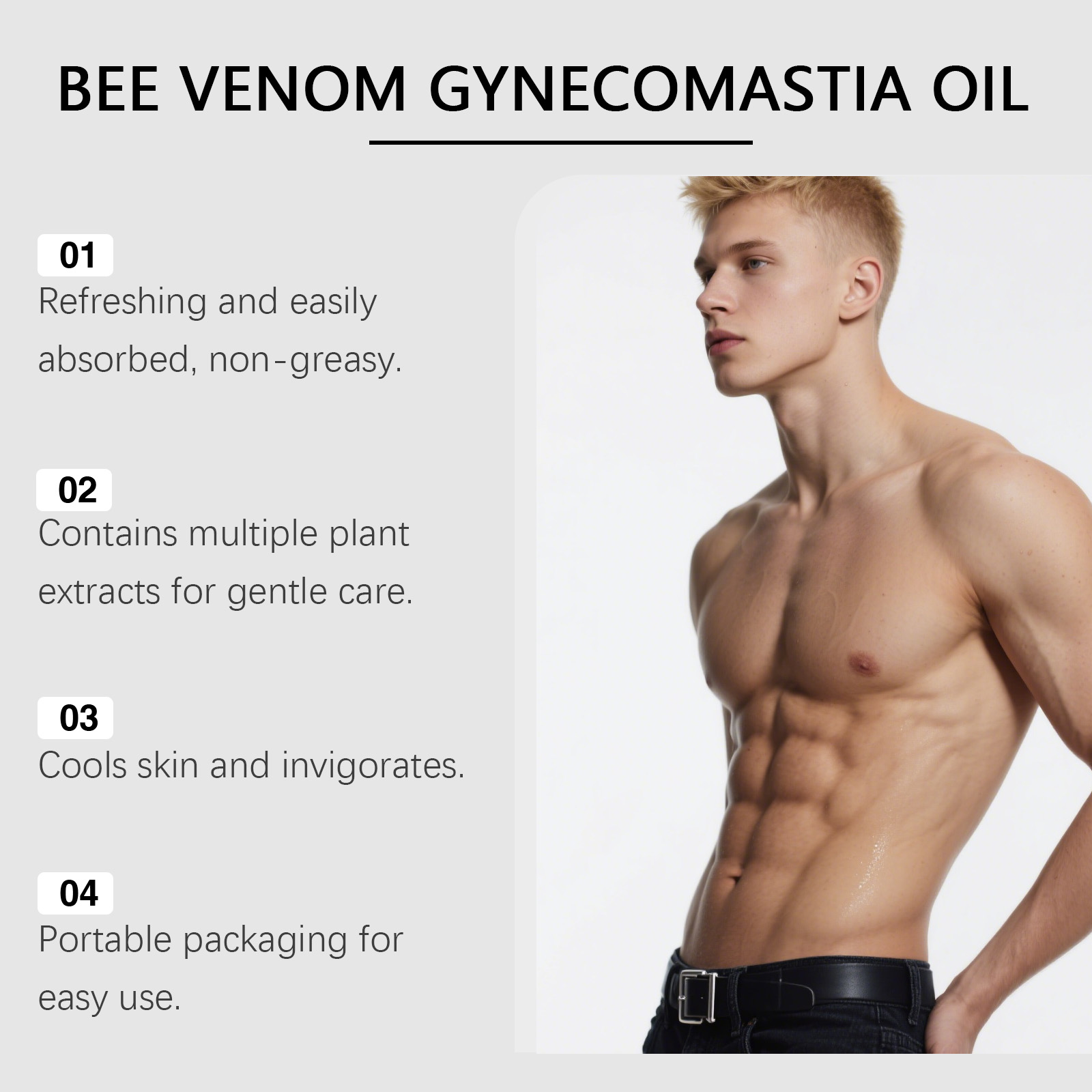 Bee Venom Gynäkomastie Öl Für  – Body Lotion Bewertung und Preis