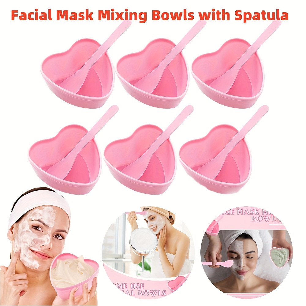 6-teilige rosa herzförmige Ges – Face Mask Skincare Bewertung und Preis