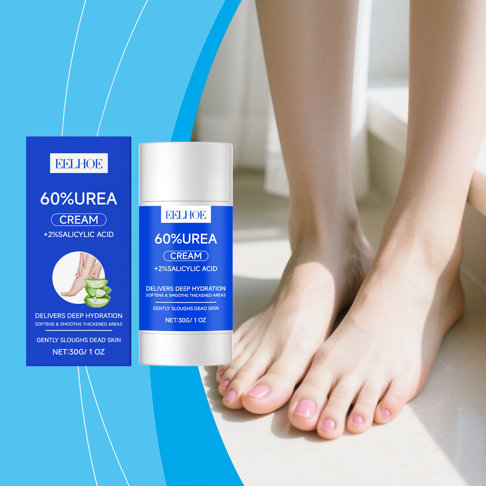 60 % Harnstoff-Fußcreme, nähre – Urea Foot Cream Bewertung und Preis