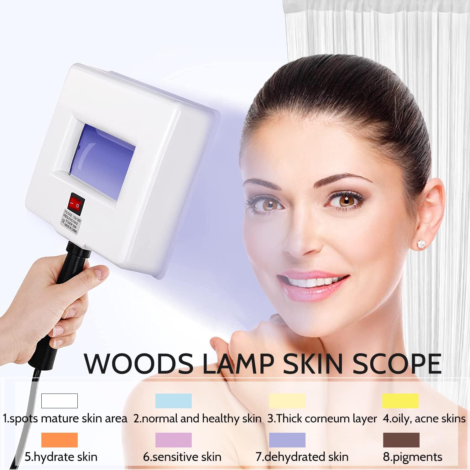 Hölzer Lampen-Hautanalysator,  – Skincare Glowing Bewertung und Preis