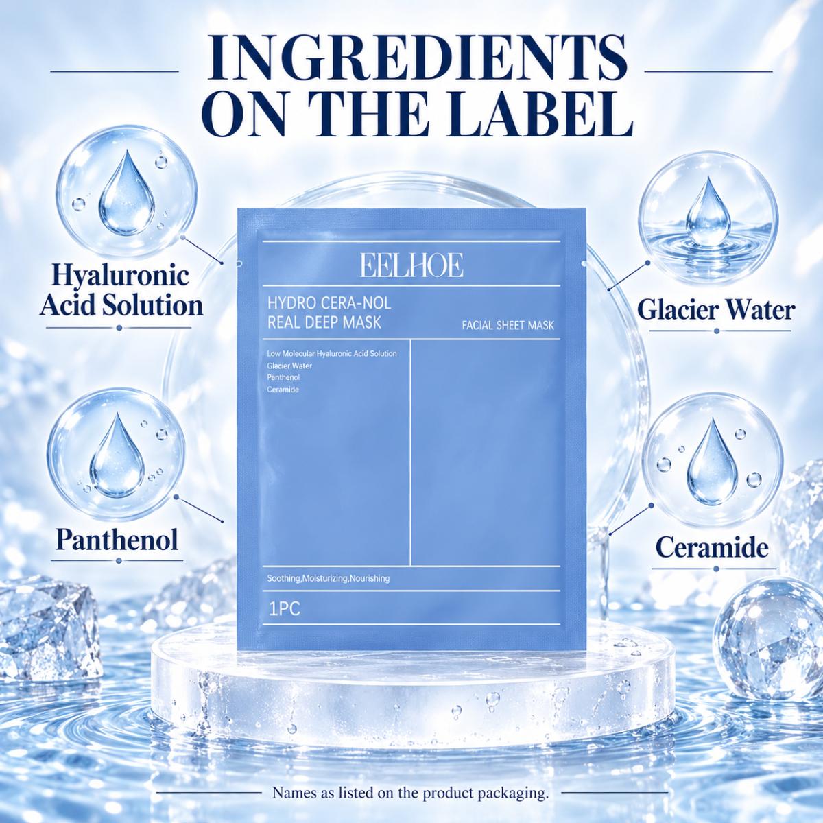 EELHOE Gesichtsmaske, Hydro Ce – Face Mask Skincare Bewertung und Preis